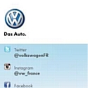 Volkswagen France ouvre ses comptes Twitter et Instagram
