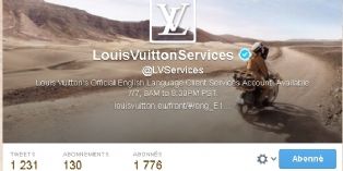 Louis Vuitton US répond à ses clients sur Twitter