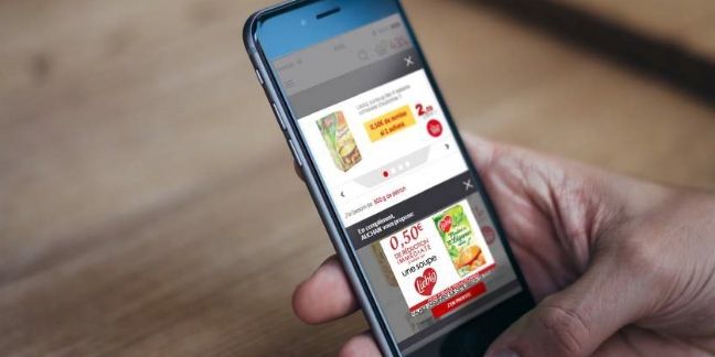 Auchan Drive sort un e-coupon de réduction, ciblé et contextualisé
