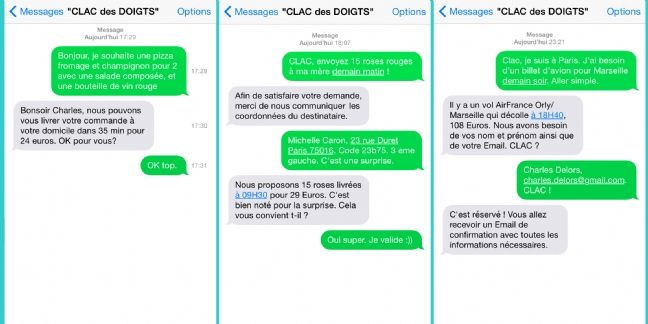 Clac des Doigts, le service de conciergerie par SMS