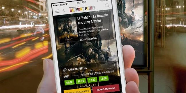Gaumont Pathé booste ses ventes mobile grâce à son appli
