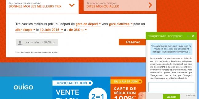 Voyages-sncf.com implique ses internautes dans son développement