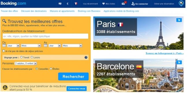Booking.com mis en demeure par l'UFC-Que Choisir