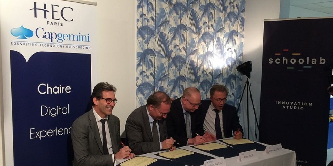 Capgemini et HEC Paris créent une chaire 'digital experience'