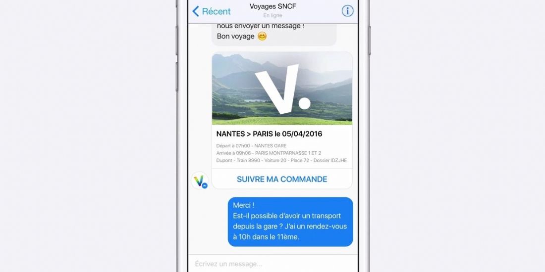 Bot Messenger : le pari mobile réussi de Voyages-sncf.com