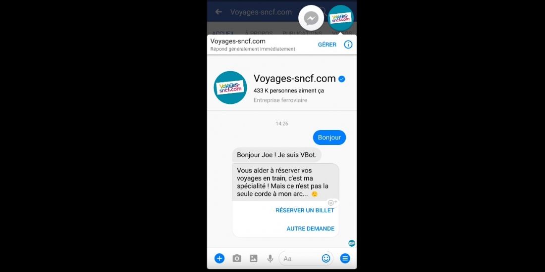 Voyages-sncf.com mise sur le conversationnel et l'IA