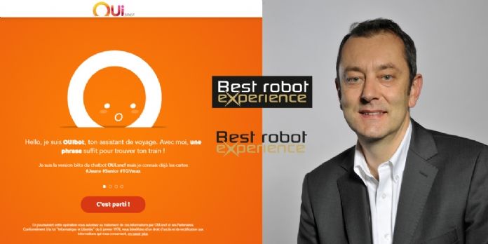 Le chatbot de oui.sncf devient le premier gagnant de Best Robot Experience