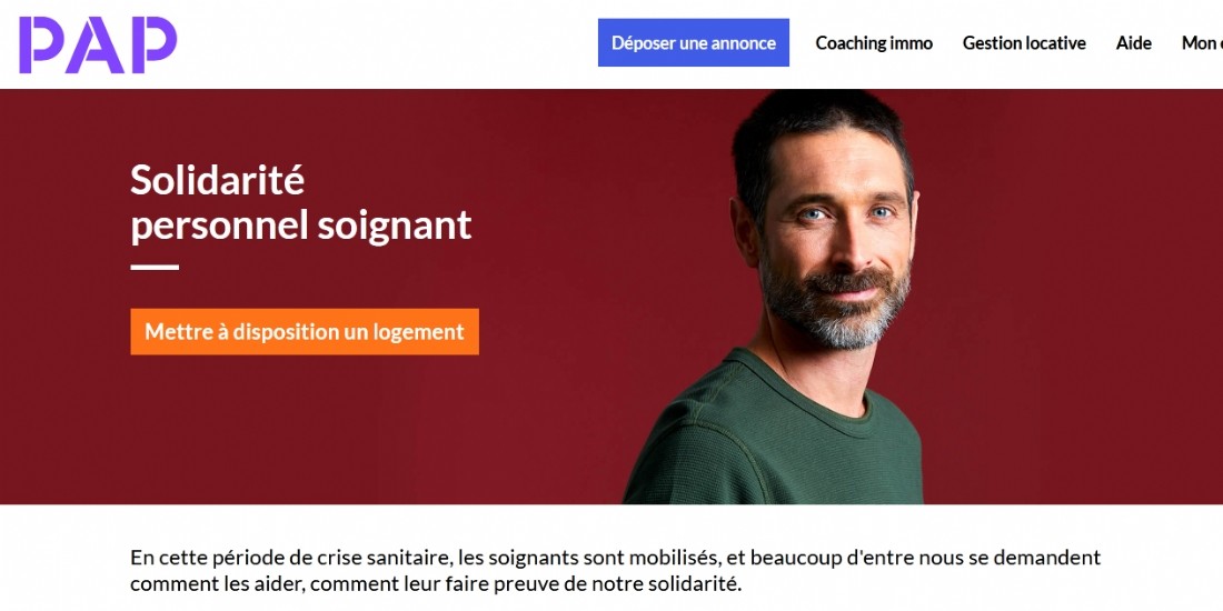 PAP suggère aux propriétaires de mettre leur logement à disposition du personnel soignant