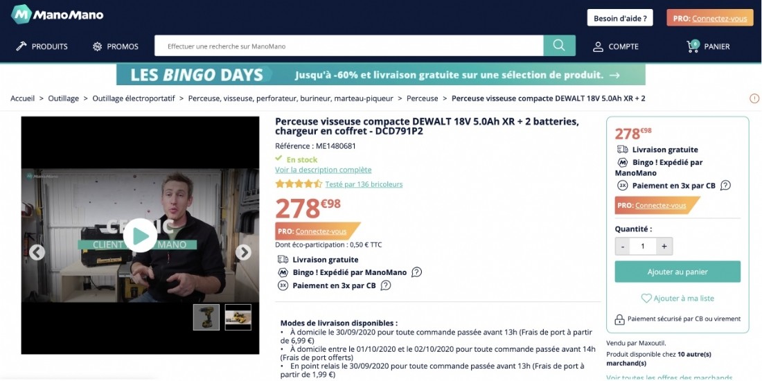 ManoMano mise sur l'UGC et l'avis client vidéo avec Teester